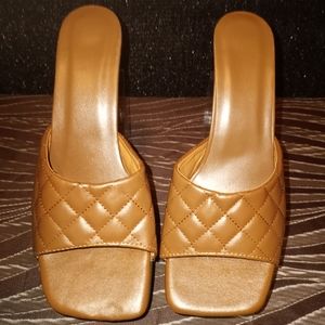 High Quilted Mule - Womens Slide In Diamon Puffy Slipper